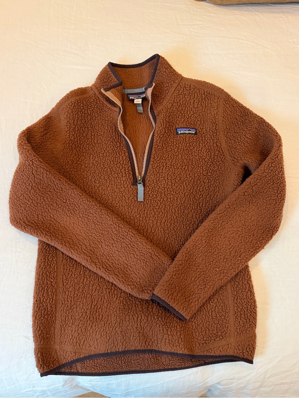 Patagonia Women’s Half-Zip Fleece Sweater - Brown